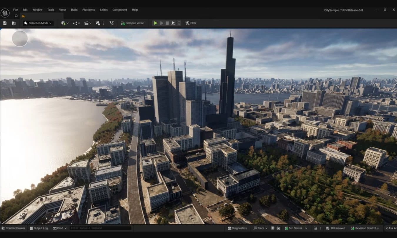 Unreal Engine 5.8: Revoluce ve vývoji her s integrovaným AI